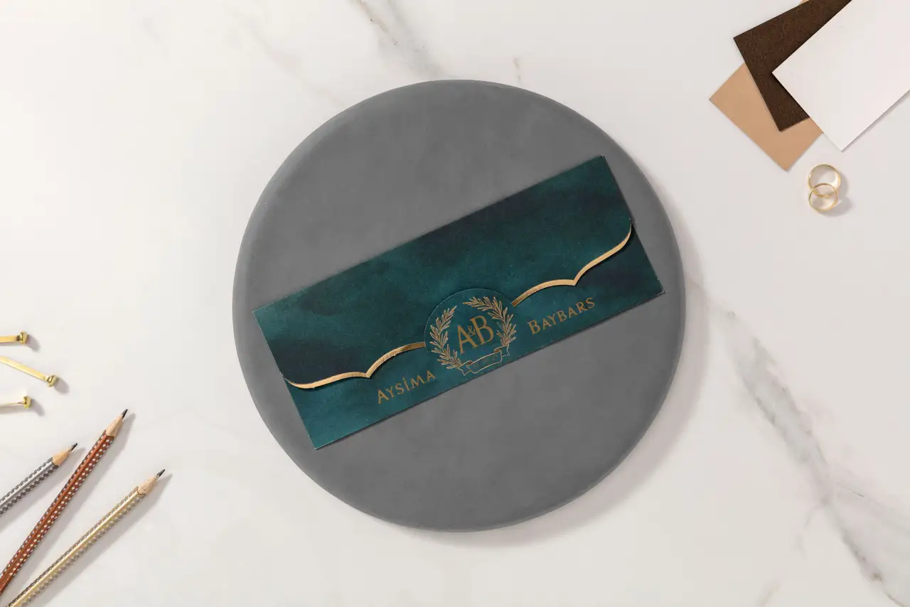 Ekonomik Düğün Davetiyesi 10665
