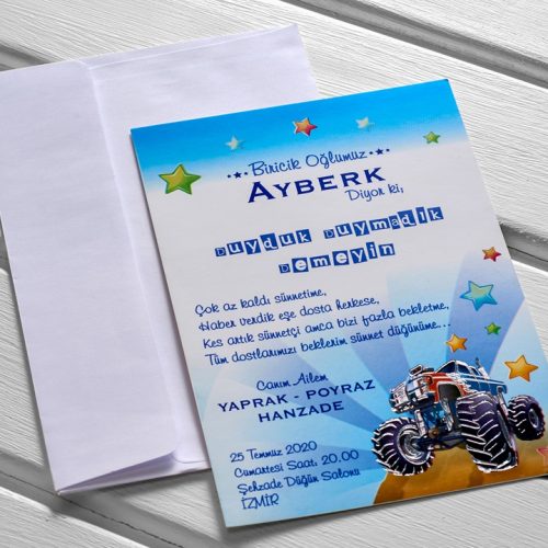 Sünnet Davetiyesi 4946
