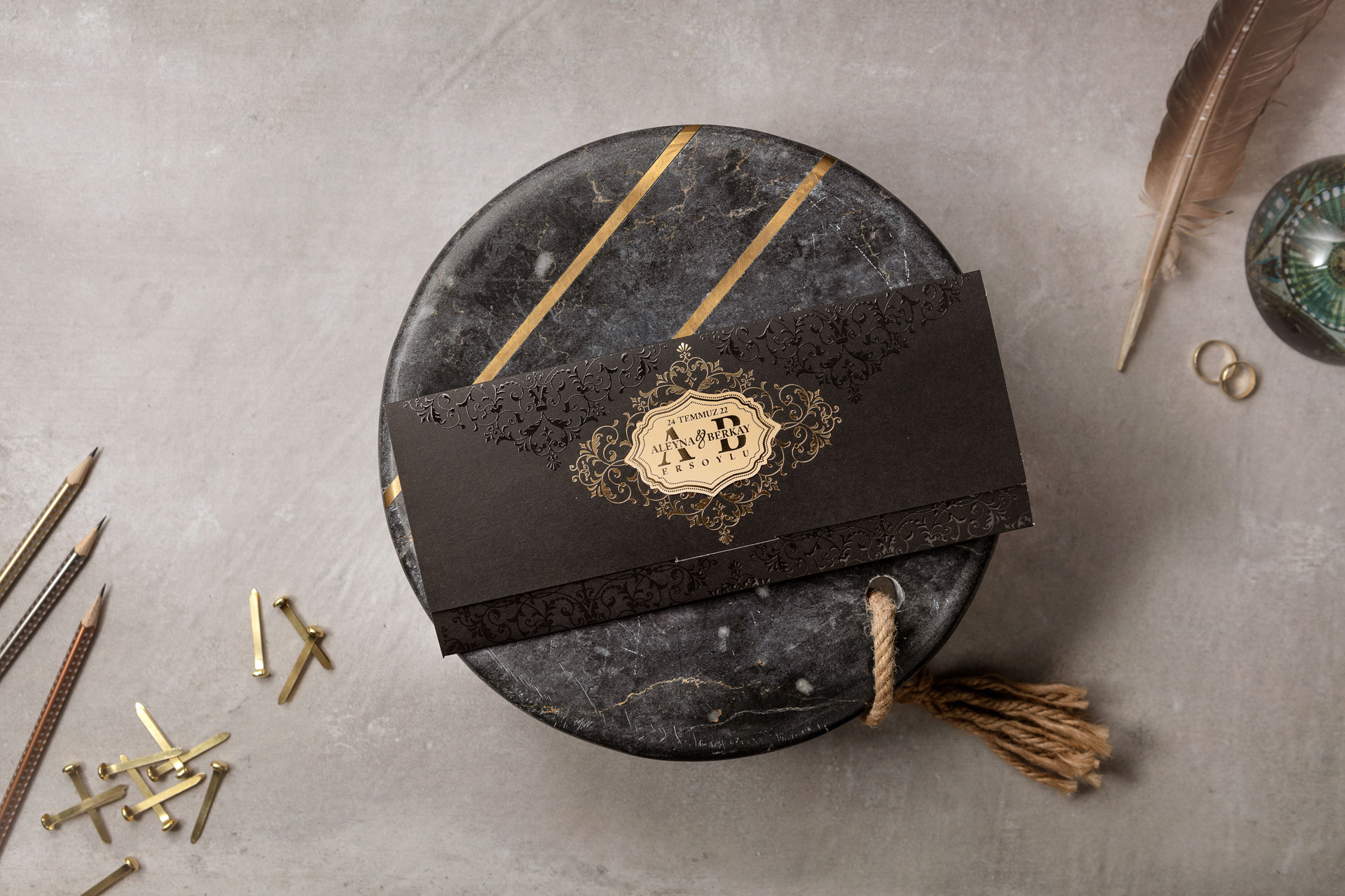 Lüks Düğün Davetiyesi 8400