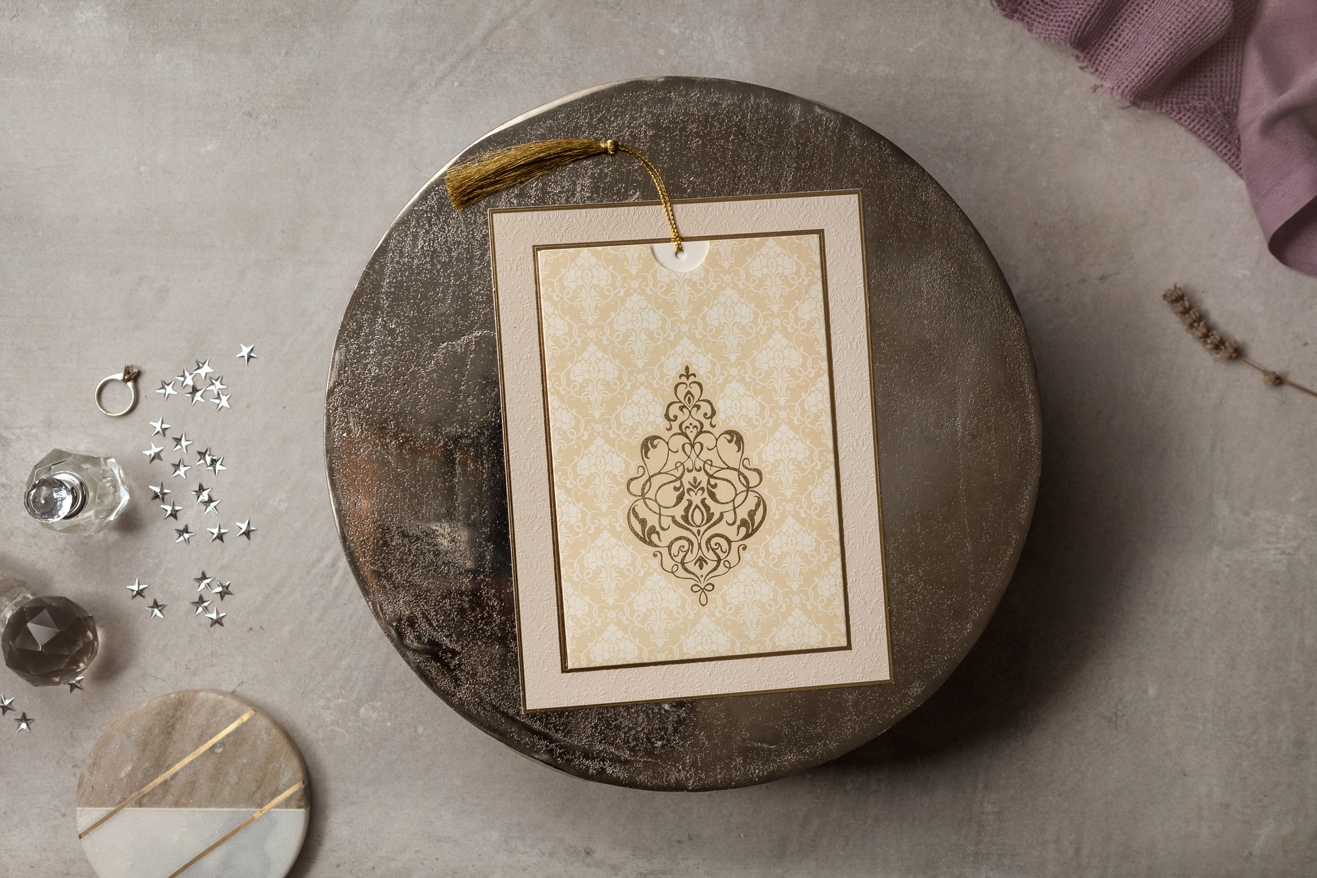 Lüks Düğün Davetiyesi 8405