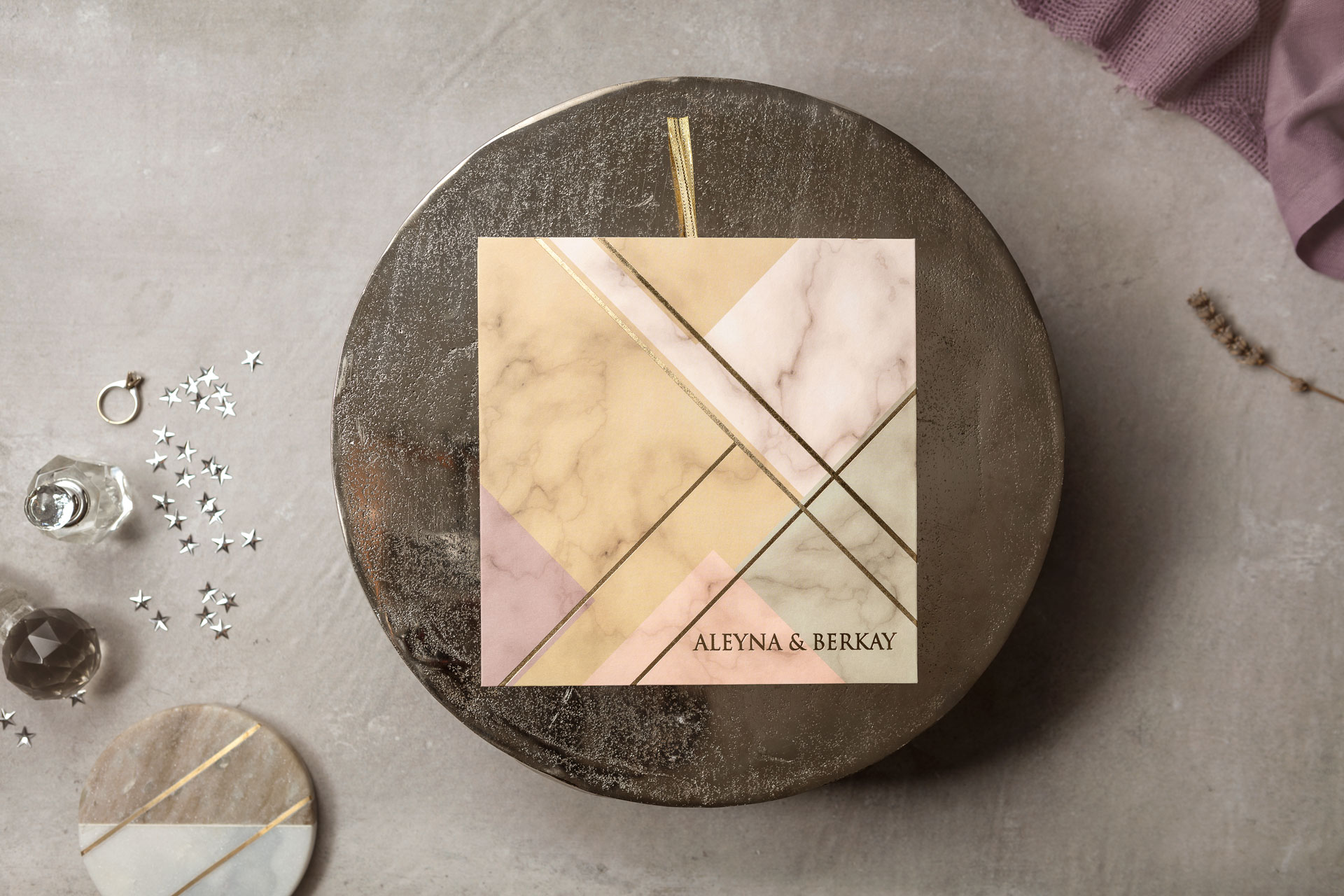 Lüks Düğün Davetiyesi 8420