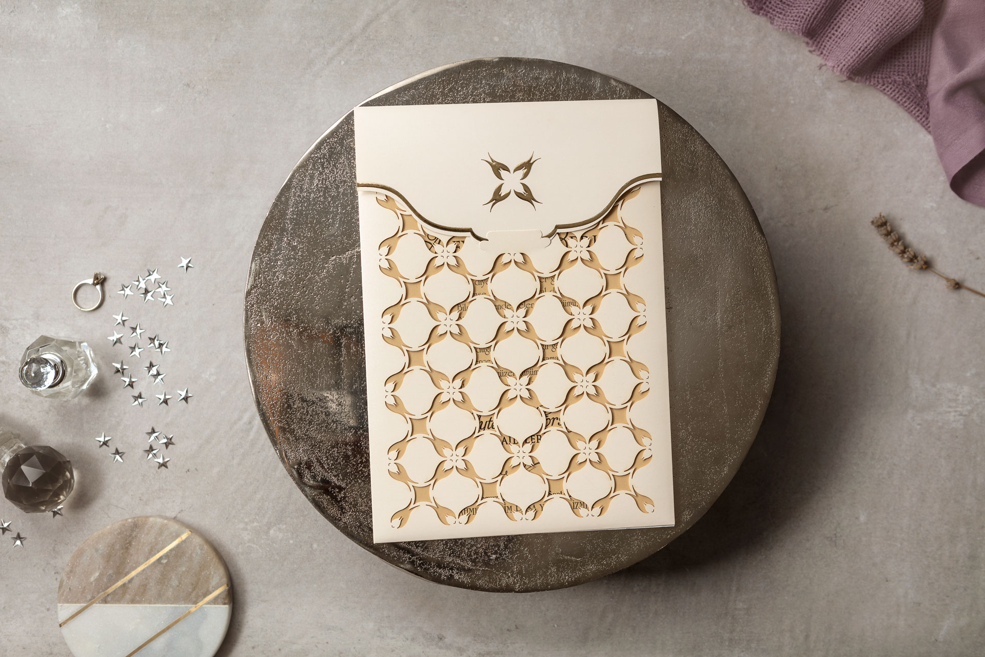 Lüks Düğün Davetiyesi 8315