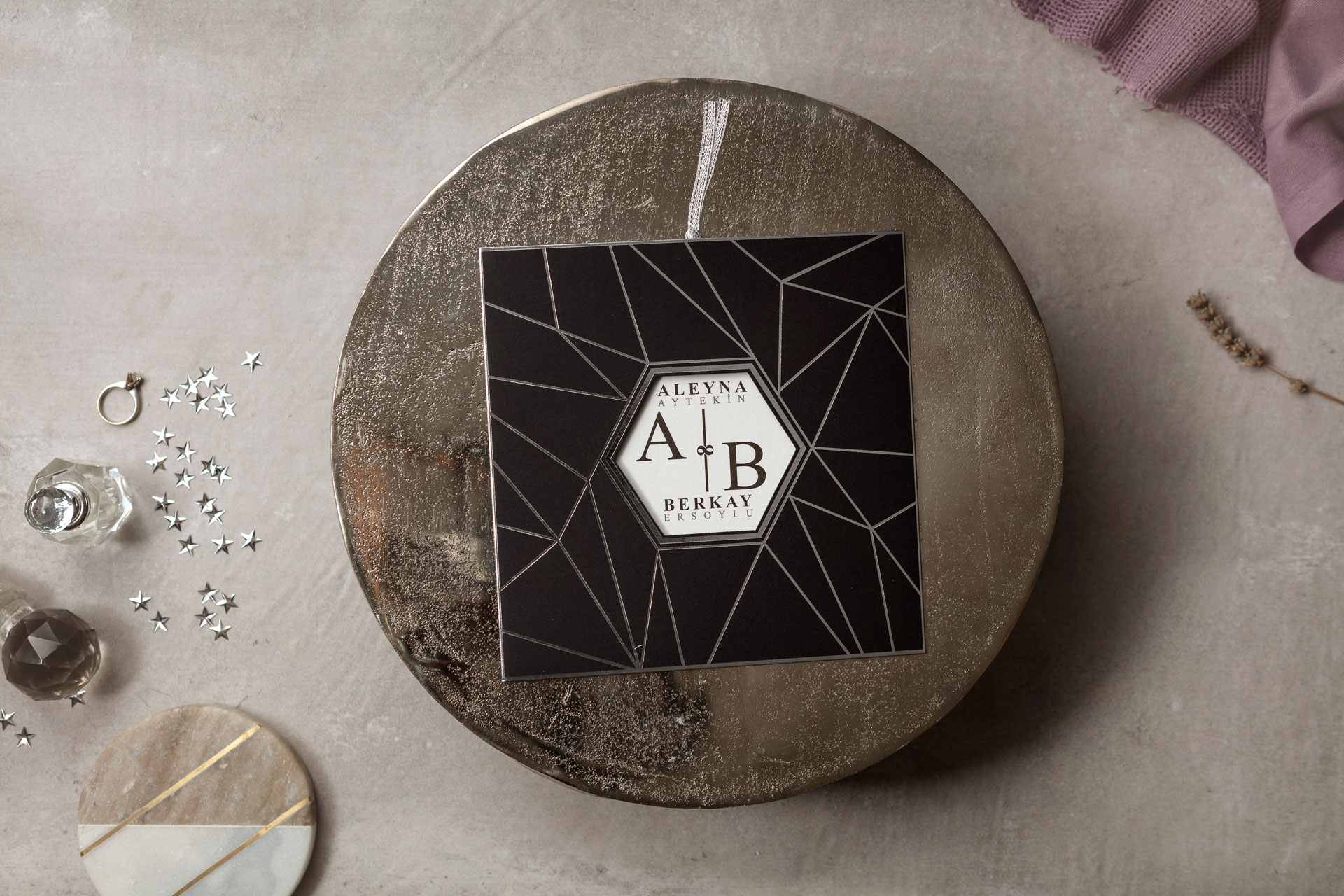 Lüks Düğün Davetiyesi 8448