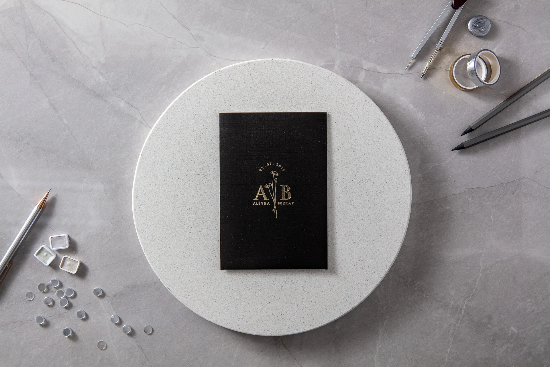 Lüks Düğün Davetiyesi 10690