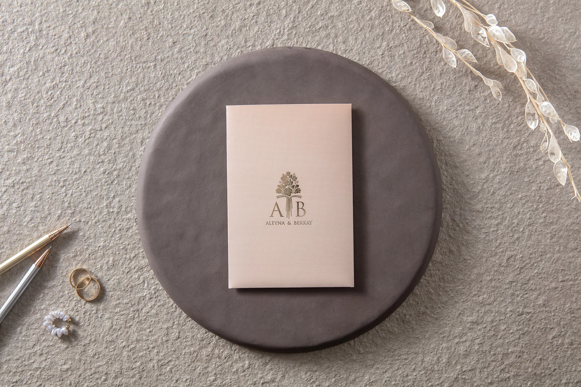 Lüks Düğün Davetiyesi 10692